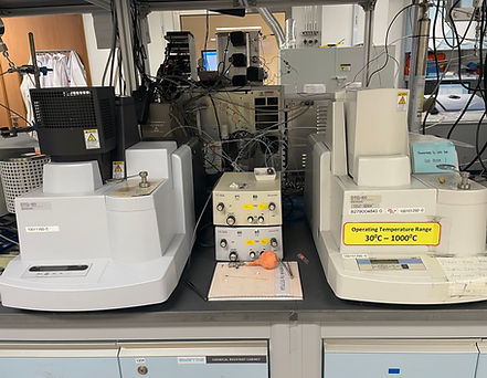 Shimadzu TG/DTA analyzer (DTG-60)
