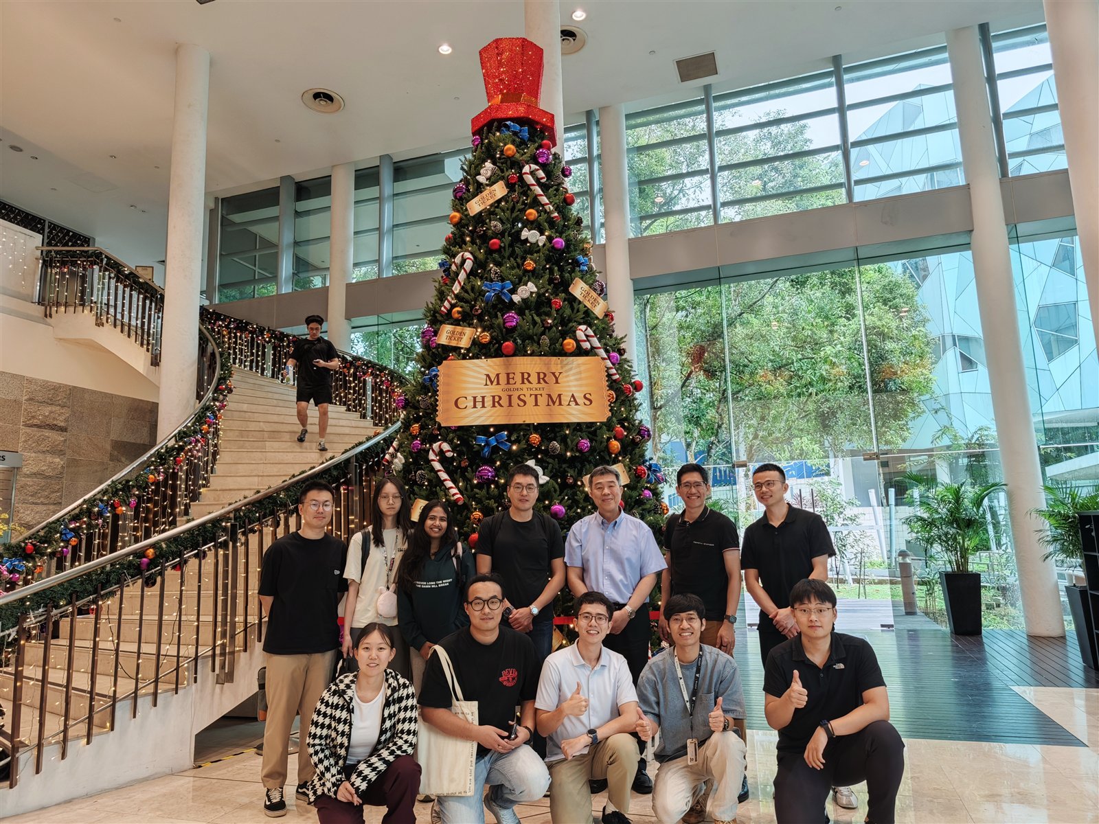 Kawi Research Group members with Prof. Xiaolei Fan during a visit from Manchester University